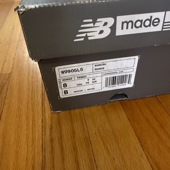 New Balance 990v5 Made in USA Grey Running Sneakers (Women’s Size 8) - Picture 2 of 6